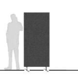 Pannello divisorio ZIPSOUND 02 autostabile - cm 80x180h - Pannello divisorio ZIPSOUND 02 autostabile - cm 80x180h