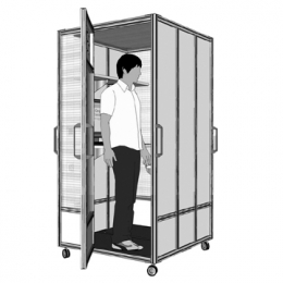 Cabina acustica A-POD-02 - cm 108x108X218h