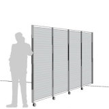 Separè a parete ALA ROLLER LIGHT "alveolare" - cm405x190h (4 elementi) - Separè a parete ALA ROLLER LIGHT 