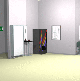 Separè a parete ALA ROLLER LIGHT "fonoassorbente" - cm 505x190h (5 elementi)