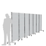 Separè autostabile ALA ROLLER "alveolare" - cm 716x190h (7 elementi) - Separè autostabile ALA ROLLER 