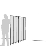 Separè a parete CLIPPER ROLLER LIGHT 30 - cm 184x180h (6 elementi) - Separè a parete CLIPPER ROLLER LIGHT 30 - cm 184x180h (6 elementi)