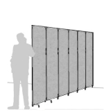 Separè a parete CLIPPER ROLLER LIGHT "feltro" - cm 394x201h (6 elementi) - Separè a parete CLIPPER ROLLER LIGHT 