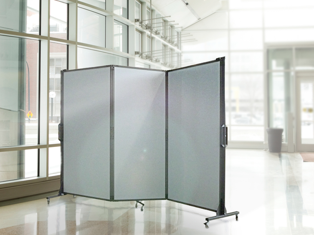 Separè su ruote: CLIPPER ROLLER trittico