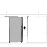 Pannello scorrevole MACRO "feltro" - cm 100x200h  - Pannello scorrevole MACRO 