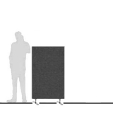 Pannello divisorio TXT autostabile con 2 basi dritte - cm 80x140h - Pannello divisorio TXT autostabile con 2 basi dritte - cm 80x140h