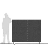 Pannello divisorio TXT di prosecuzione con 1 base dritta - cm 160x140h - Pannello divisorio TXT di prosecuzione con 1 base dritta - cm 160x140h