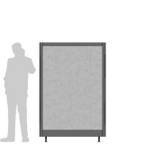 Pannello divisorio XILOX "feltro" - cm120x180h - Pannello divisorio XILOX 