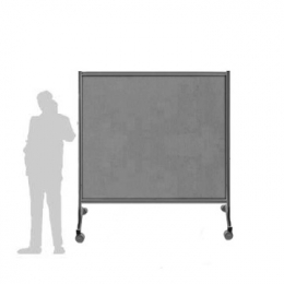 Lavagna su ruote MACRO LAVAGNA "feltro" cm.206x208h